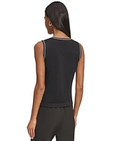 Karl Lagerfeld Paris Women's Knit Tank Top