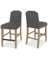 Hinsen 2pc Counter Height Chair Set