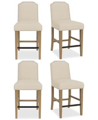 Hinsen 4pc Counter Height Chair Set