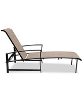 Wythburn Mix and Match Sleek Sling Outdoor Chaise Lounge