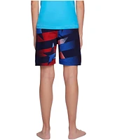 Under Armour Big Boys Ua Flag Streamer Drawstring Volley Swim Shorts