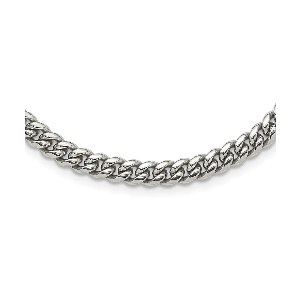 Chisel Stainless Steel 6mm 24 inch Curb Chain Necklace