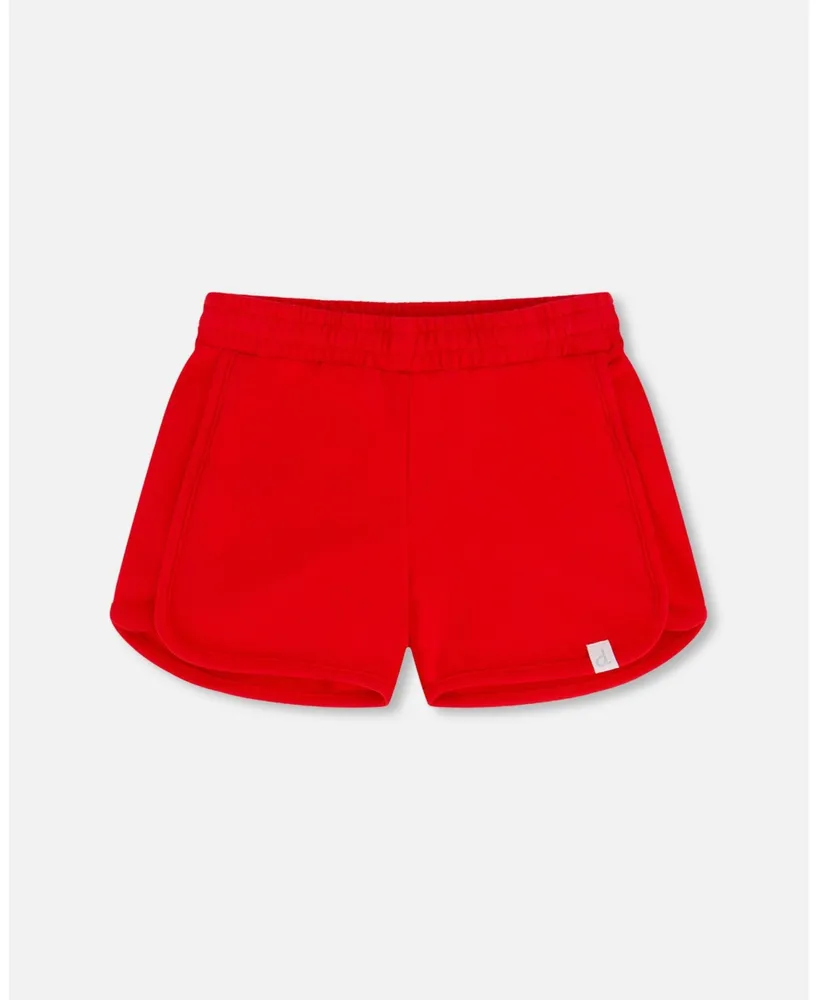 Girl French Terry Short True Red - Toddler|Child