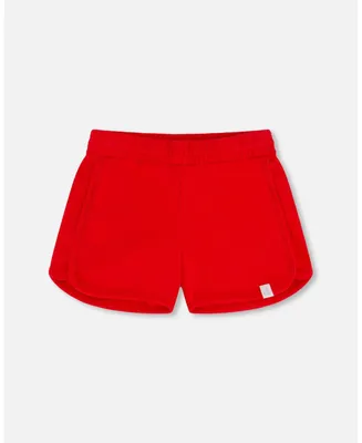 Girl French Terry Short True Red