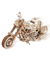 Diy 3D Puzzle 2 Pack - Cruiser Motorcycle and Vintage - like Car