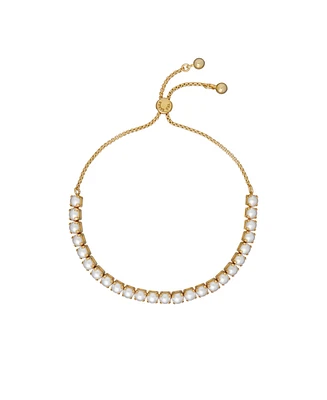 Perrmel: Pearl Adjustable Tennis Bracelet