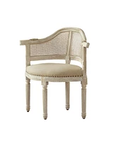 Rustic Manor Edmond Linen Accent Chair