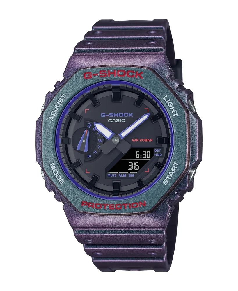 G-Shock Analog-Digital Metallic Skeleton Translucent Pink Resin Watch |  GMA-S2100SK-4A - Saltzman's Watches