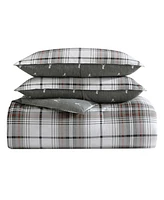 Eddie Bauer Alder Plaid Charcoal Comforter Set