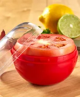 Imusa Durable Plastic 3.5" Tomato Saver