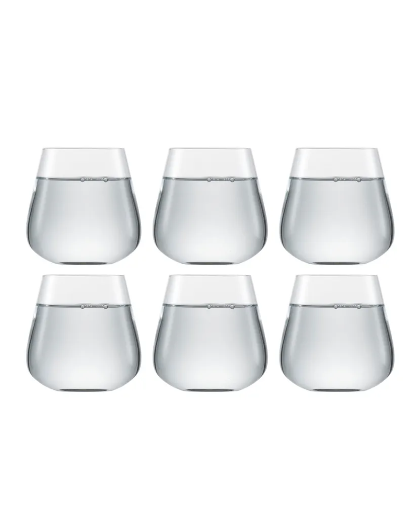 Vervino Stemless Wine Tumbler, 13.5oz - Set of 6