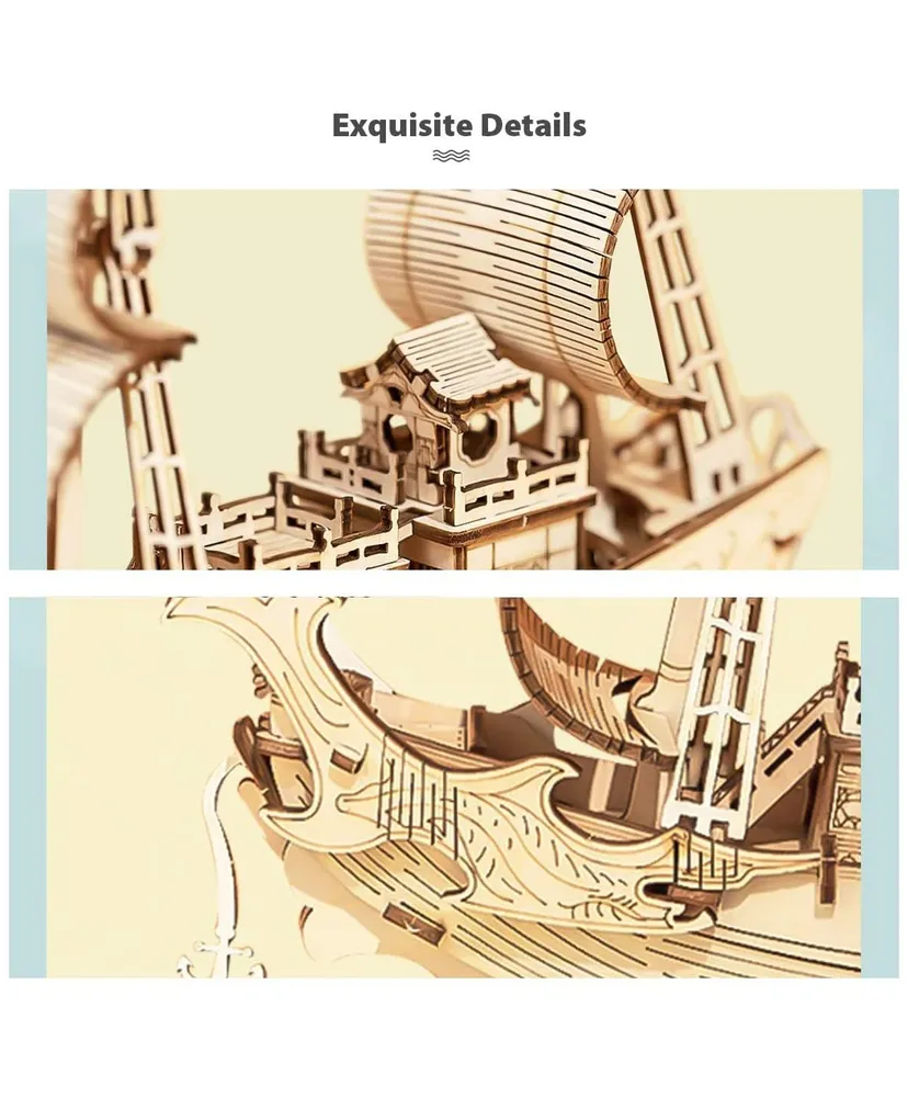 Diy 3D Puzzle - Japanese Diplomatic Ship - 91pcs