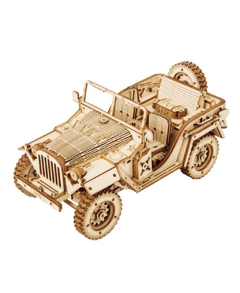 Diy 3D Puzzle - Jeep Army Car - 369pcs