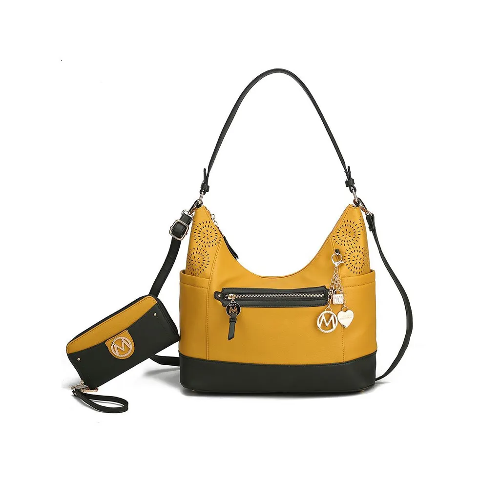 Mkf Collection Charlotte Shoulder Bag With Matching Wallet by Mia K