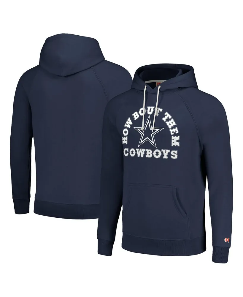 Homage Men's and Women's Homage Navy Dallas Cowboys Hyperlocal Raglan Pullover  Hoodie