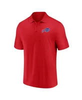 Men's Fanatics Red Buffalo Bills Component Polo Shirt