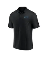 Men's Fanatics Black Carolina Panthers Component Polo Shirt