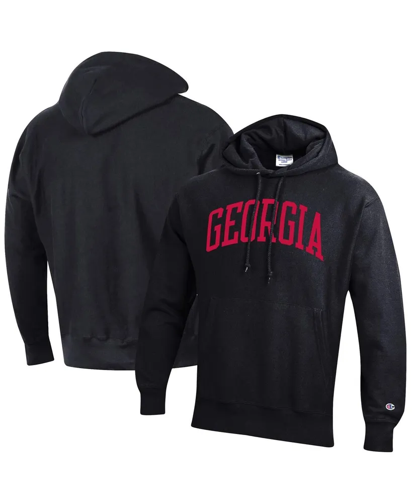 Men's Champion Georgia Bulldogs Big and Tall Reverse Weave Fleece Pullover Hoodie Sweatshirt