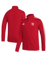 Men's adidas Red Detroit Wings Raglan Full-Zip Track Jacket