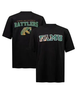 Men's Fisll Black Florida A&M Rattlers Applique T-shirt