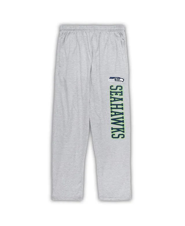 Concepts Sport Men's Concepts Sport College Navy, Heather Gray Seattle  Seahawks Big and Tall T-shirt Pajama Pants Sleep Set