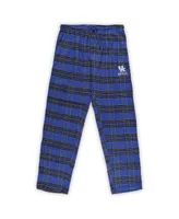 Men's Profile Royal Distressed Kentucky Wildcats Big and Tall 2-Pack T-shirt Flannel Pants Set