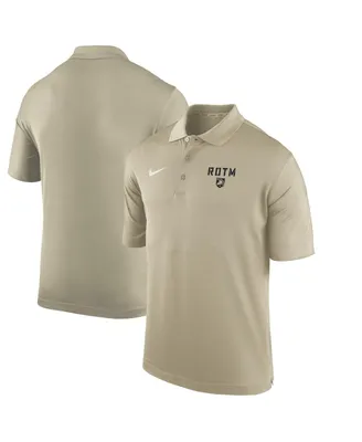 Men's Nike Tan Army Black Knights 2023 Rivalry Collection Varsity Performance Polo Shirt