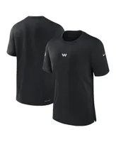 Men's Nike Black Washington Commanders 2023 Sideline Performance T-shirt