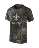 Men's Fanatics Black New Orleans Saints Shadow T-shirt