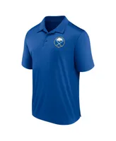 Men's Fanatics Royal Buffalo Sabres Left Side Block Polo Shirt