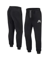 Men's and Women's Fanatics Signature Black Minnesota Golden Gophers Super Soft Fleece Jogger