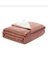 Cozy Tyme Gaston Cable Knit Throw Blanket 50"x60"