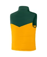 Men's Nfl x Darius Rucker Collection by Fanatics Green Bay Packers Colorblocked Full-Zip Vest