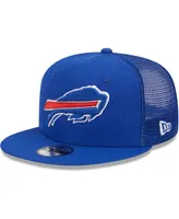 Youth Boys and Girls New Era Royal Buffalo Bills Main Trucker 9FIFTY Snapback Hat