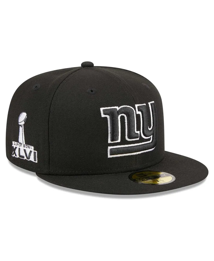 Men's New Era Black York Giants Main Patch 59FIFTY Fitted Hat