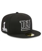 Men's New Era Black York Giants Main Patch 59FIFTY Fitted Hat