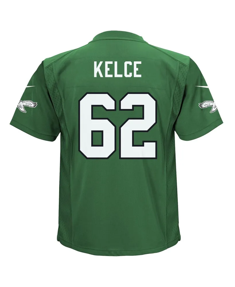 Toddler Boys and Girls Nike Jason Kelce Kelly Green Philadelphia Eagles Alternate Game Jersey