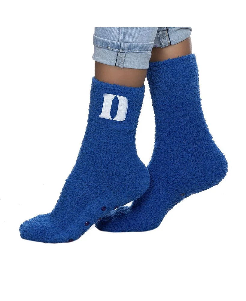 Women's ZooZatz Duke Blue Devils Fuzzy Team Crew Socks