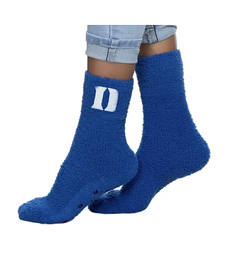 Women's ZooZatz Duke Blue Devils Fuzzy Team Crew Socks