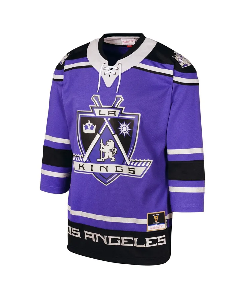 Big Boys Mitchell & Ness Purple Los Angeles Kings Blue Line Player Jersey