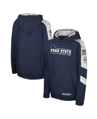 Big Boys Colosseum Navy Penn State Nittany Lions Oht Military-Inspired Appreciation Cyclone Digital Camo Pullover Hoodie