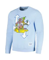 Men's and Women's Freeze Max Light Blue Looney Tunes Arrow Willie Pullover Sweatshirt