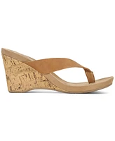 Style & Co Women's Chicklet Wedge Thong Sandals, Created for Macy's