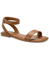 Sun + Stone Women's Quebecc Ankle Strap Flat Sandals, Created for Macy's