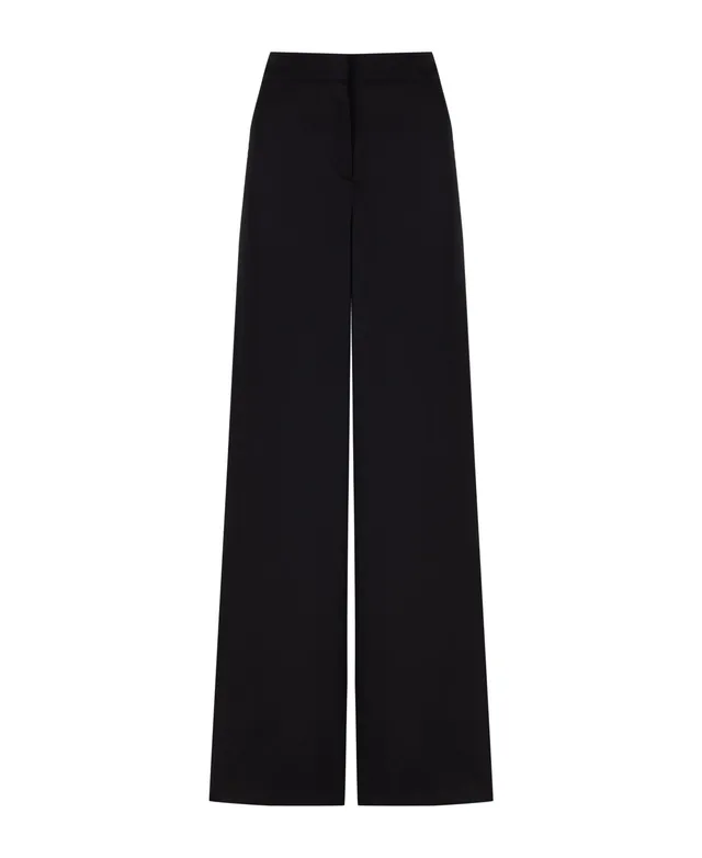 Lauren Ralph Lauren Wide-Leg Satin Pants - Macy's