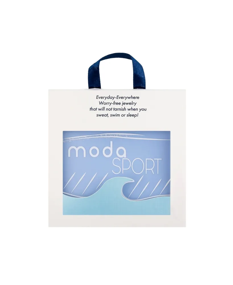 ModaSport Gold-Tone Stainless Steel Paperclip Bracelet
