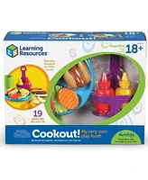 Learning Resources New Sprouts Hamburger and Hotdog Cookout! - 19 Pieces