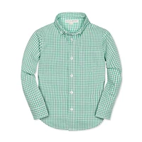 Hope & Henry Boys Organic Poplin Long Sleeve Button Down Shirt