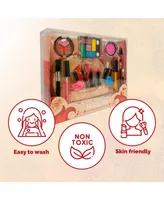 The New York Doll Collection Washable Girls Makeup Kit - 16 Pieces Set