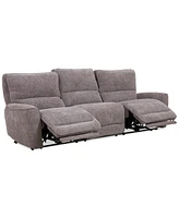 Closeout! Deklyn 106" 3-Pc. Zero Gravity Fabric Sofa with 2 Power Recliners, Created for Macy's